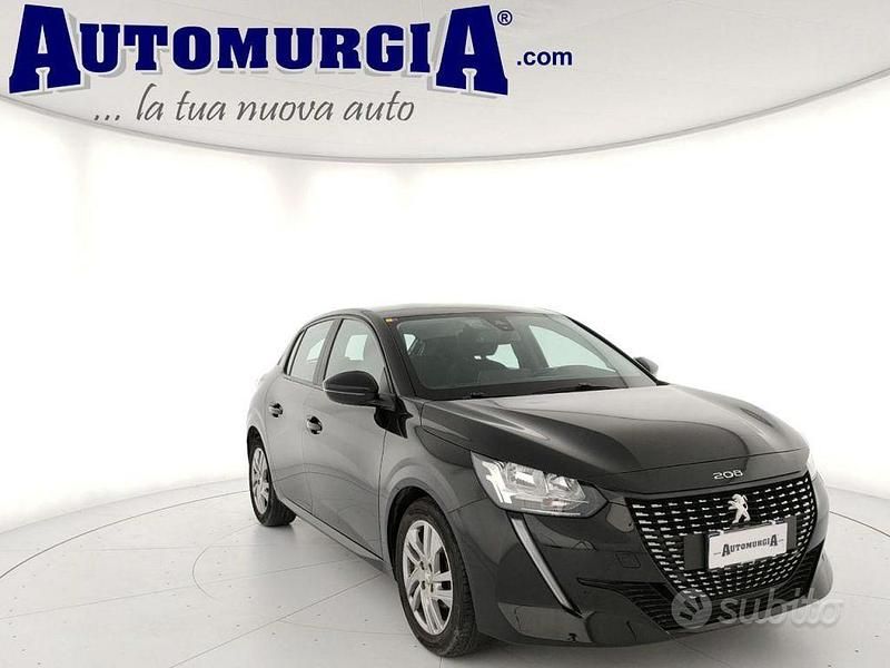 Usata Peugeot 208 Active 75 CV (55 kW) 2020 Nero Utilitaria