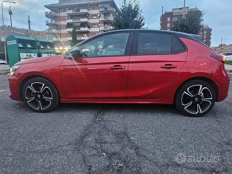 Usata Opel Corsa GS Line 101 CV (74 kW) 2020 Rosso Utilitaria