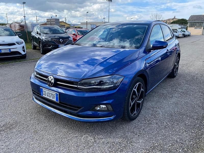 Usata VW Polo Highline 110 CV (80 kW) 2021 Blu Utilitaria