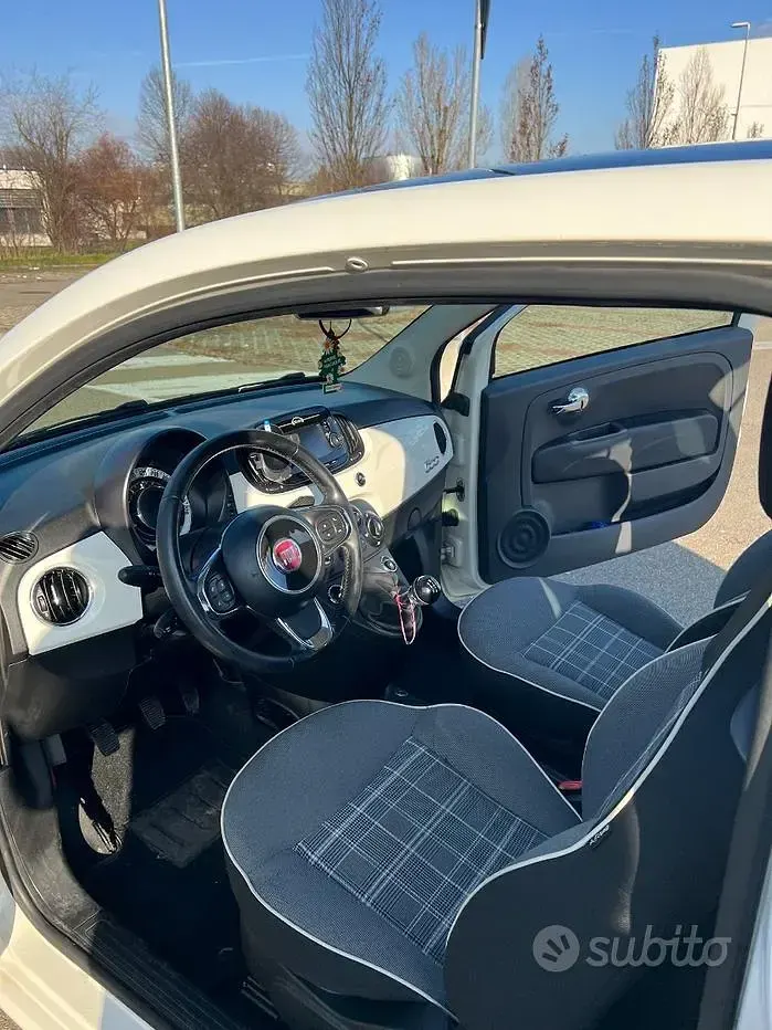 Usata Fiat 500 Lounge 69 CV (50 kW) 2019 Bianco Berlina