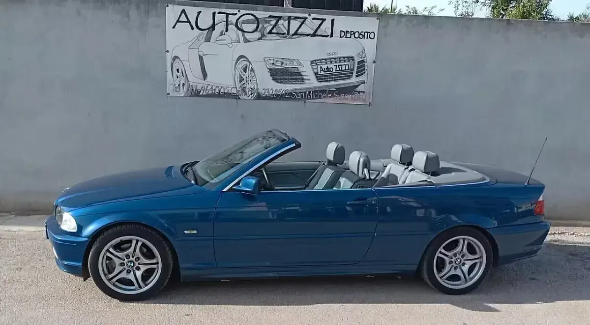 Usata BMW 320 169 CV (124 kW) 2001 Blu Cabrio