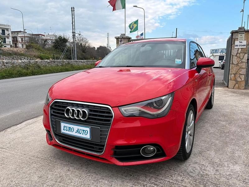 Usata Audi A1 Ambition 122 CV (89 kW) 2011 Rosso Utilitaria
