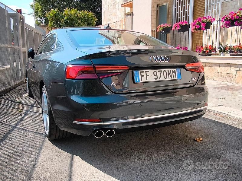 Usata Audi A5 218 CV (160 kW) 2017 Grigio Coupé