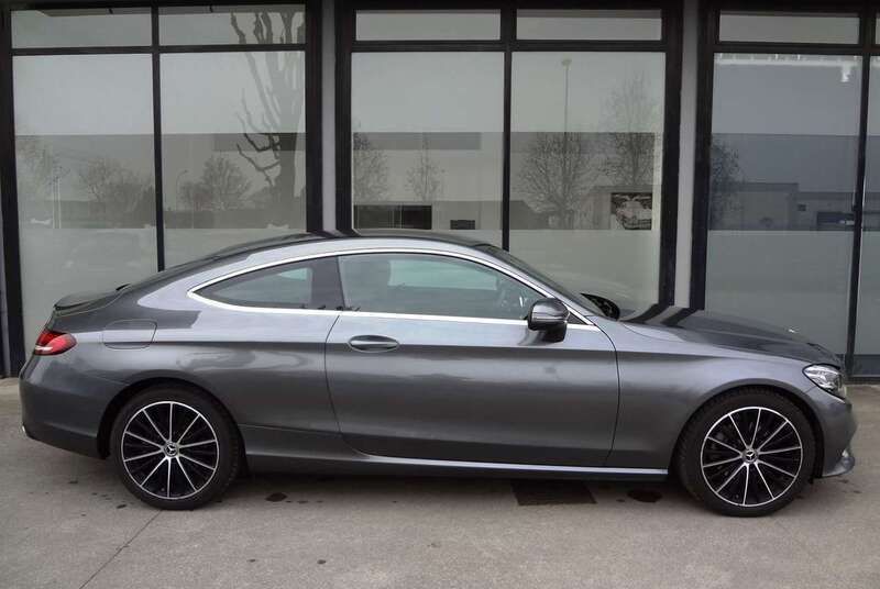 Usata Mercedes C220 194 CV (142 kW) 2018 Grigio Coupé