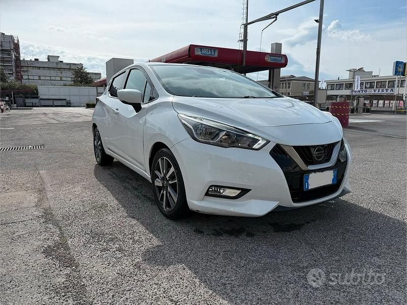 Usata Nissan Micra N-Connecta 90 CV (66 kW) 2017 Bianco Utilitaria