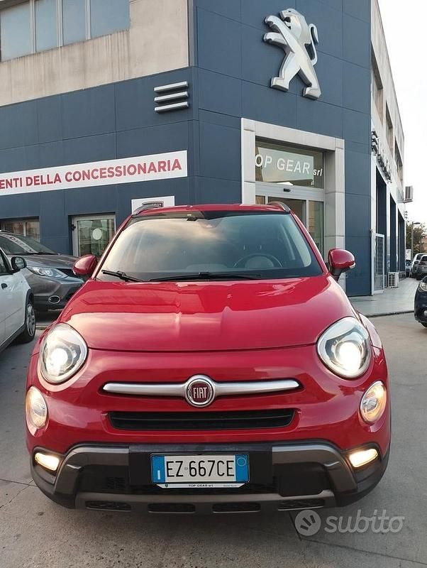Usata Fiat 500X Cross 120 CV (88 kW) 2015 Rosso SUV