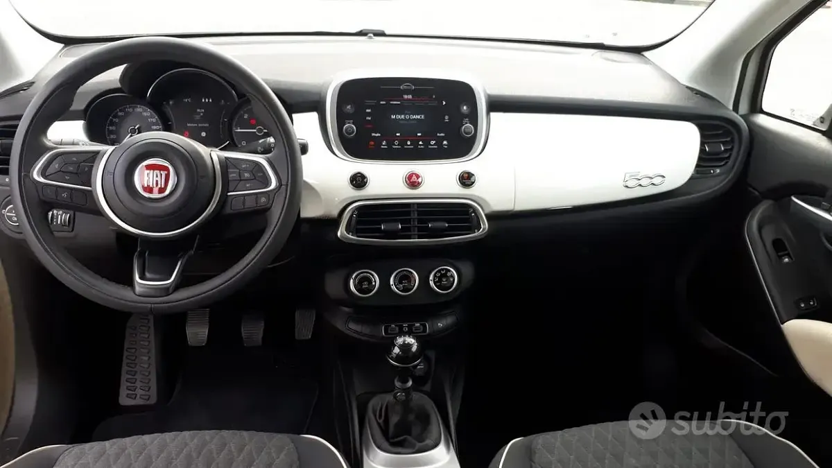 Usata Fiat 500X 120 CV (88 kW) 2019 Bianco SUV