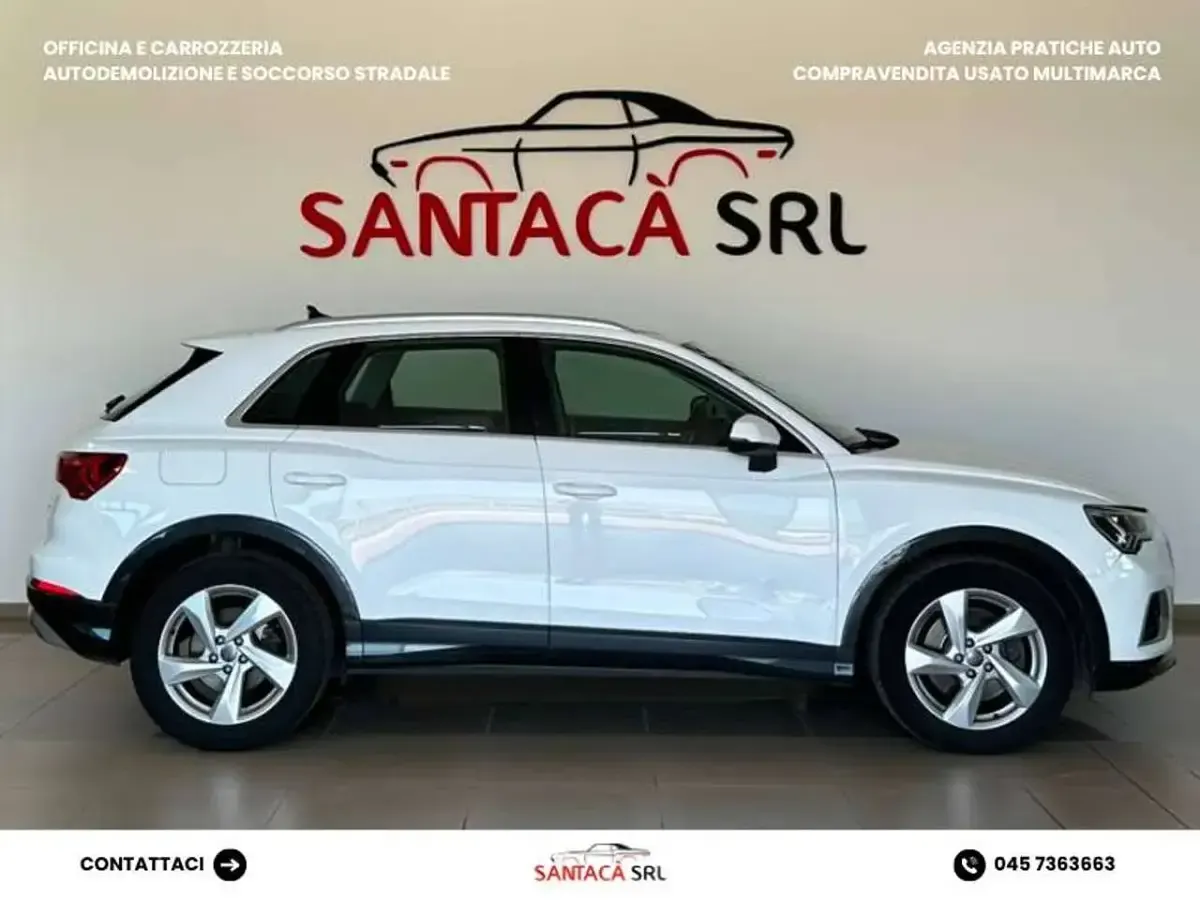 Usata Audi Q3 S-Line 190 CV (139 kW) 2019 Bianco SUV