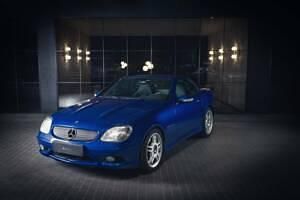 Usata Mercedes SLK32 AMG AMG 354 CV (260 kW) 2002 Blu Cabrio