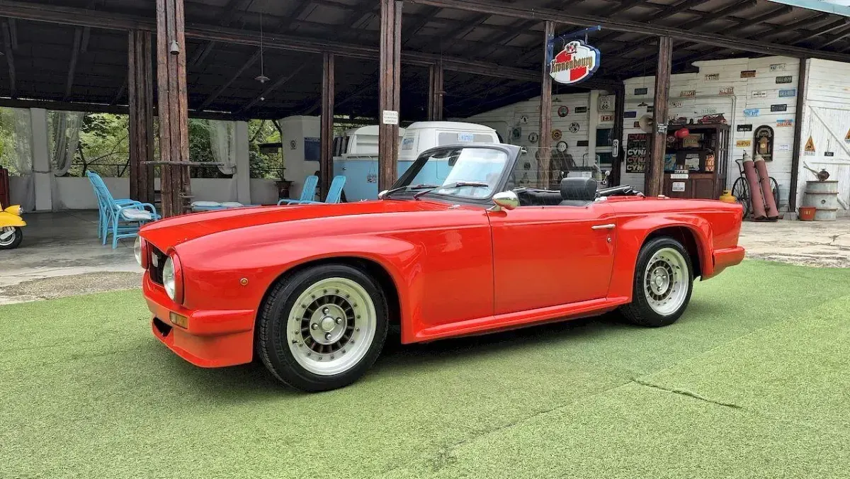 Usata Triumph TR6 149 CV (109 kW) 1973 Rosso Cabrio