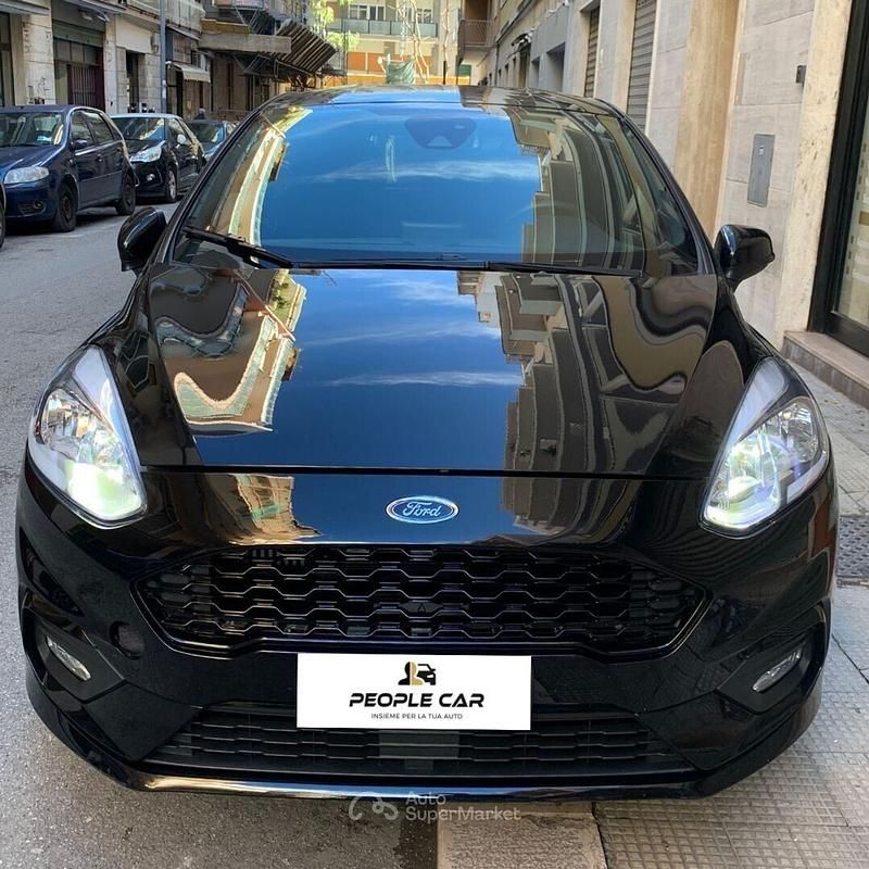 Usata Ford Fiesta ST-Line 86 CV (63 kW) 2018 Nero Utilitaria
