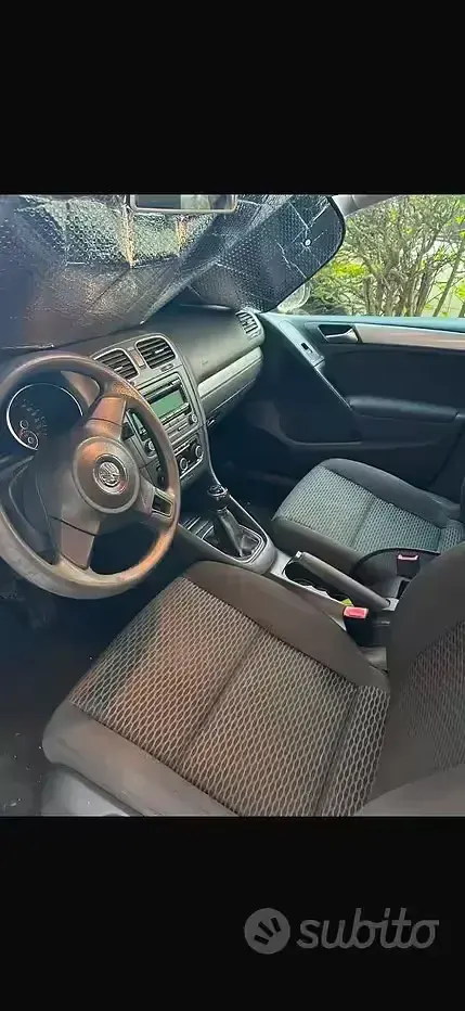 Usata VW Golf VII 105 CV (77 kW) 2012 Nero Berlina