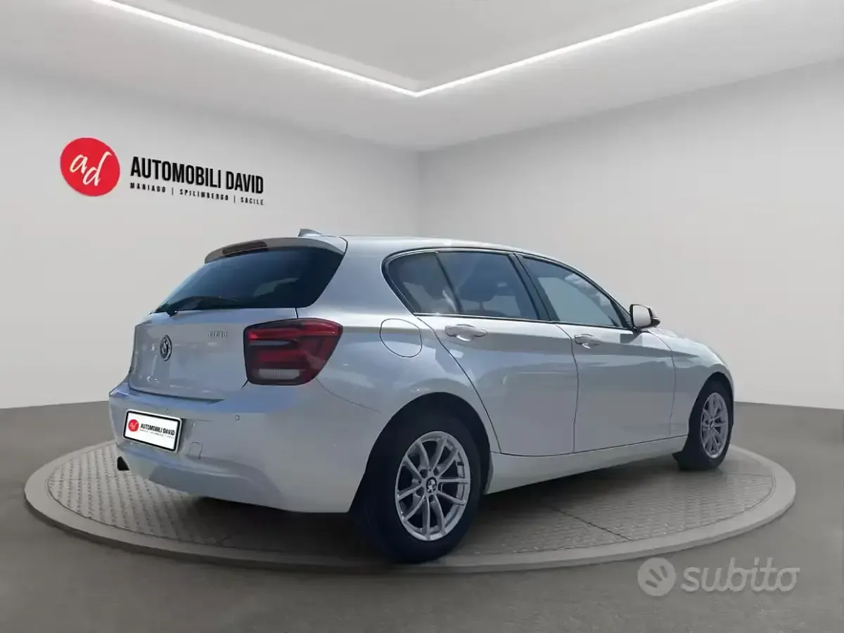 Usata BMW 118 Efficient Dynamics 170 CV (125 kW) 2014 Bianco Utilitaria