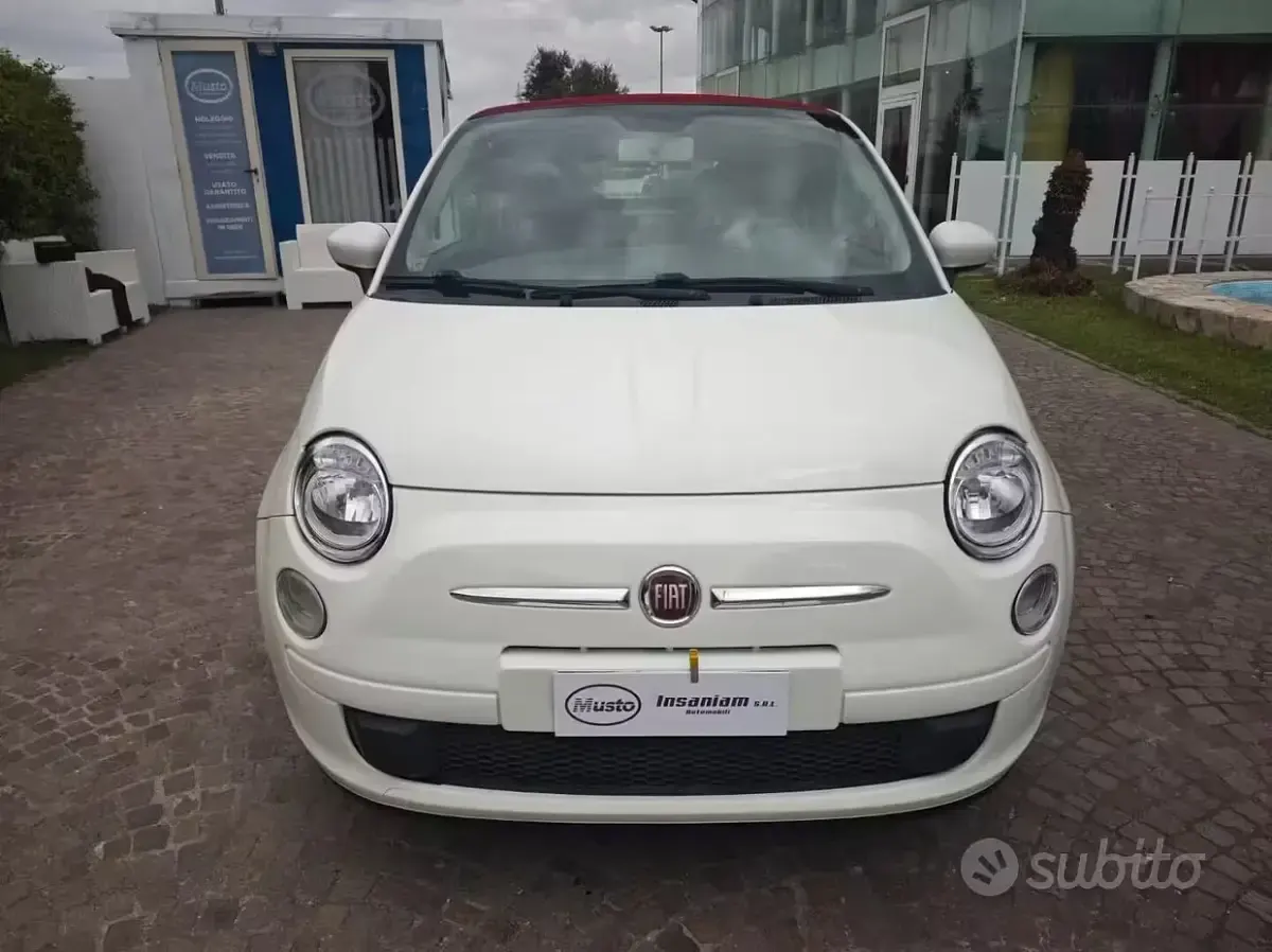 Usata Fiat 500C Lounge 95 CV (69 kW) 2011 Cabrio