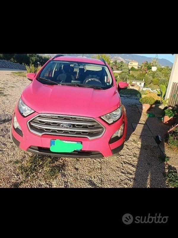 Usata Ford Ecosport 100 CV (73 kW) 2018 Rosso SUV