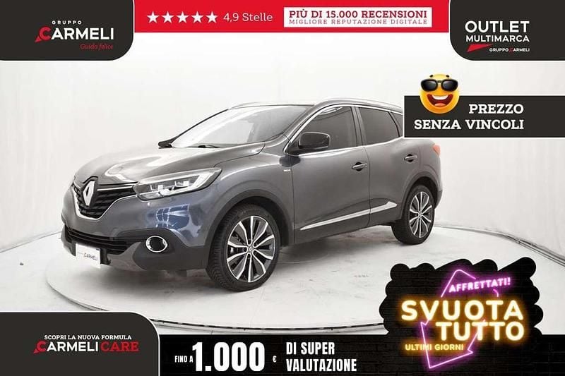 Grigio Usata 2016 Renault Kadjar Bose Edition SUV | 12.400 € (Buon prezzo) - Immagine 1/4