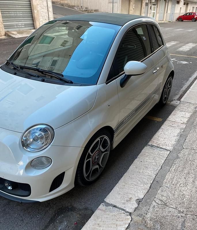 Usata Abarth 500C 140 CV (102 kW) 2012 Bianco Cabrio