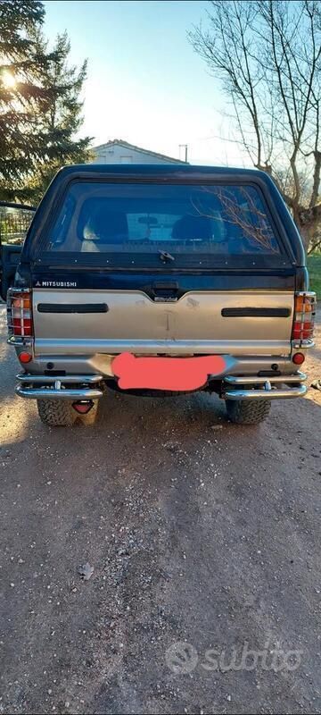 Usata Mitsubishi L200 99 CV (72 kW) 1998 Argento Pick-up