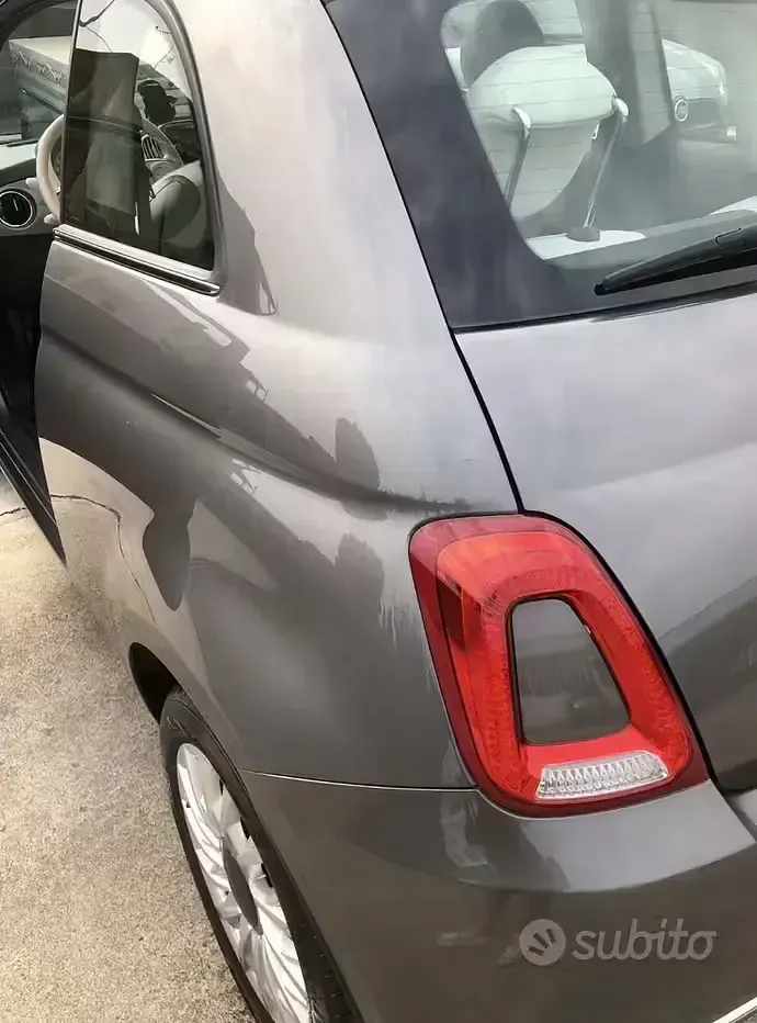 Usata Fiat 500 Lounge 69 CV (50 kW) 2018 Grigio Berlina