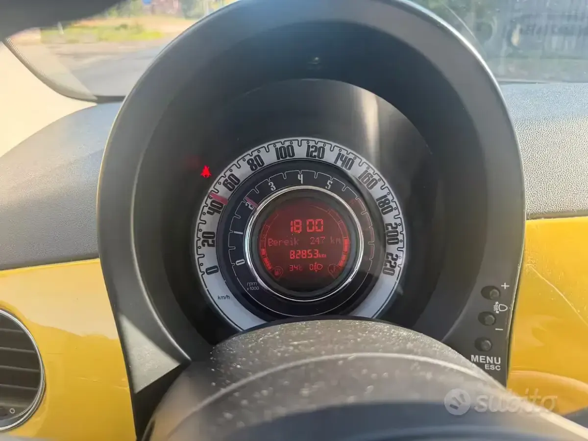 Usata Fiat 500 69 CV (50 kW) 2013 Giallo Utilitaria