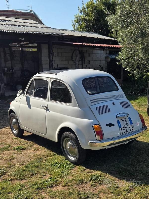 Usata Fiat 500 1970 Bianco Utilitaria