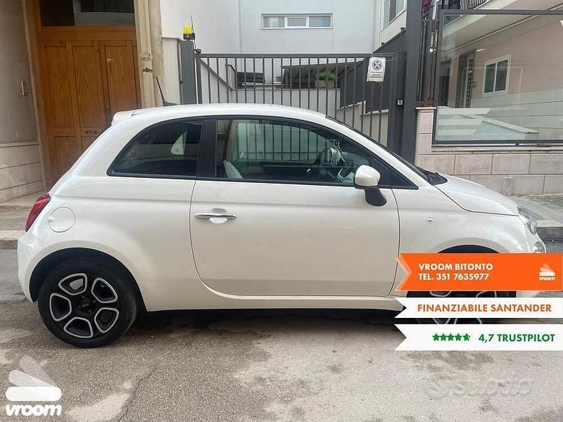 Usata Fiat 500 Club 69 CV (50 kW) 2022 Bianco pastello Utilitaria