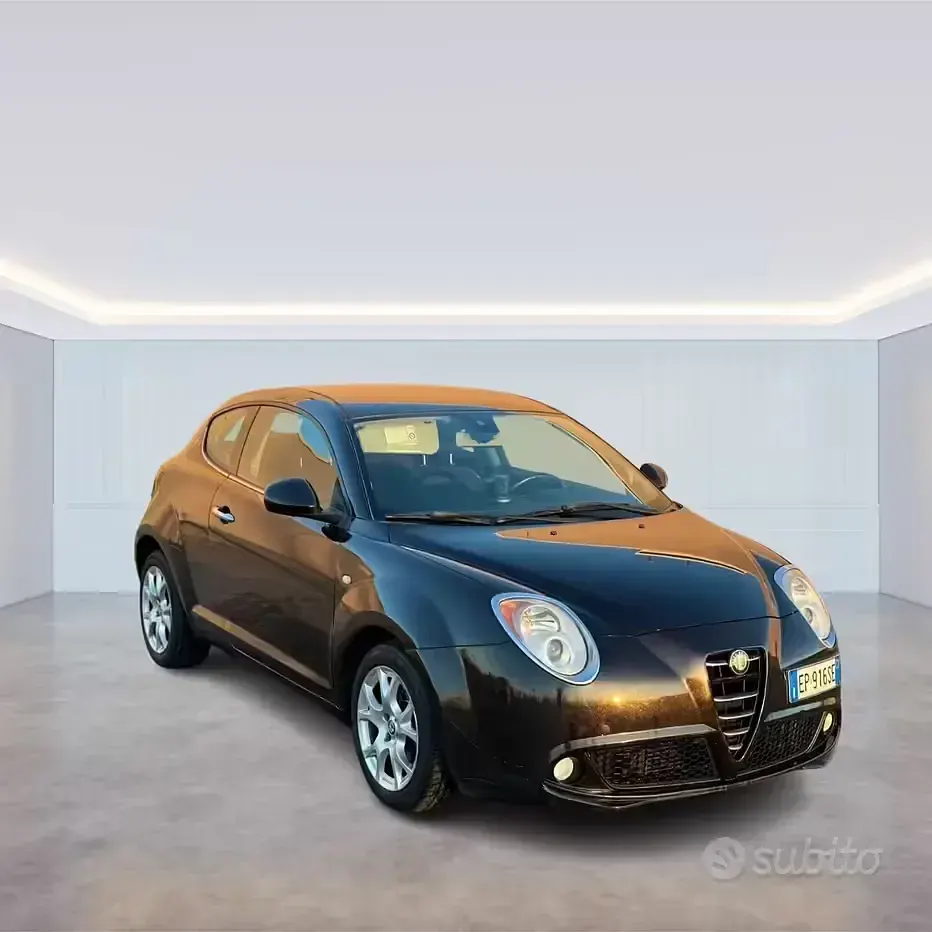 Usata Alfa Romeo MiTo Distinctive 95 CV (69 kW) 2012 Nero Utilitaria