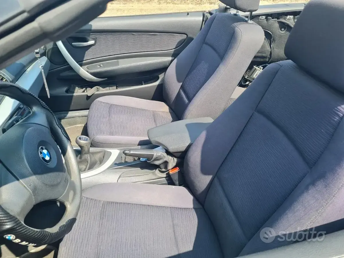 Usata BMW 120 Cabriolet 170 CV (125 kW) 2008 Nero Cabrio