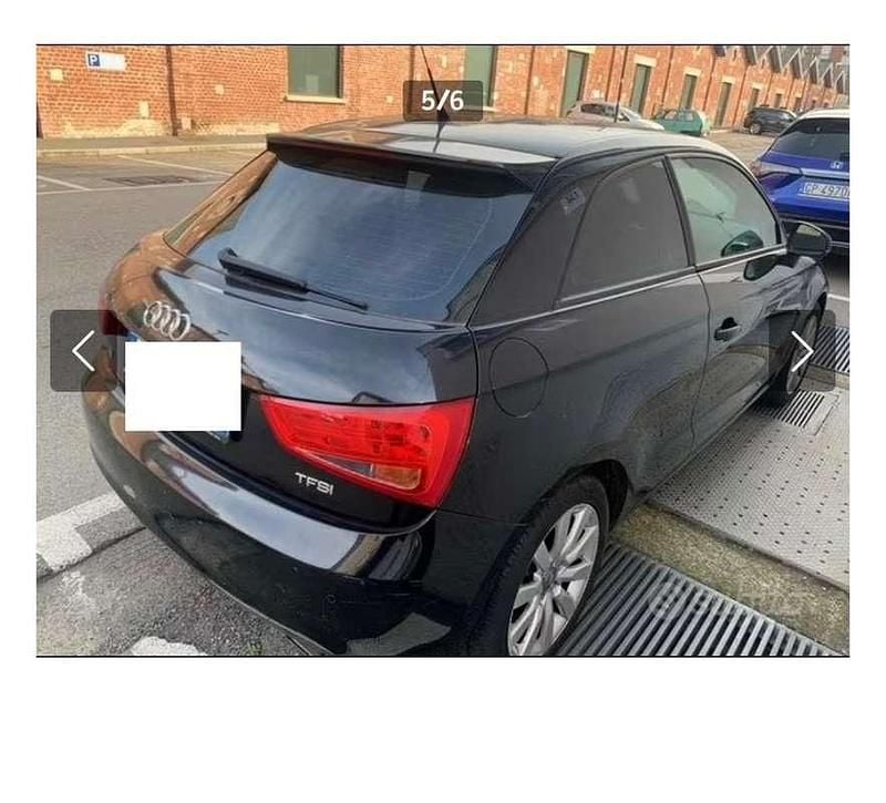 Usata Audi A1 Ambition 86 CV (63 kW) 2010 Nero Utilitaria