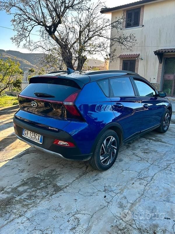 Usata Hyundai Bayon 84 CV (61 kW) 2024 Blu SUV
