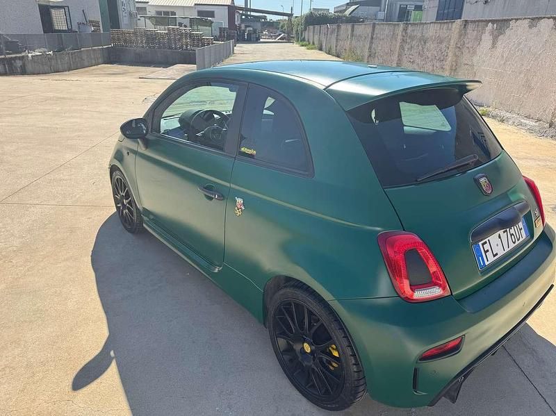 Usata Abarth 595C Turismo 159 CV (116 kW) 2017 Verde Cabrio