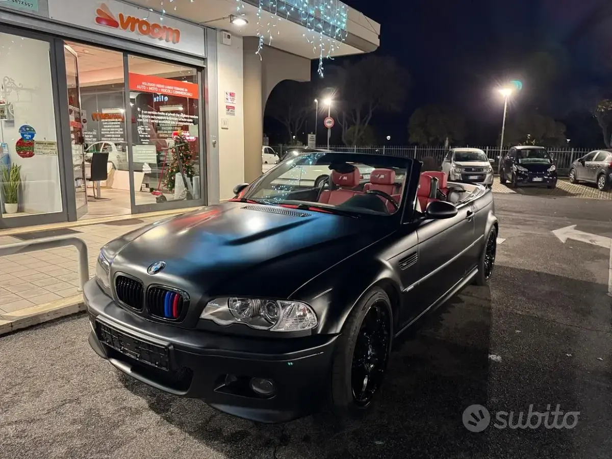 Usata BMW M3 Cabriolet Comfort Edition 343 CV (252 kW) 2005 Nero Cabrio