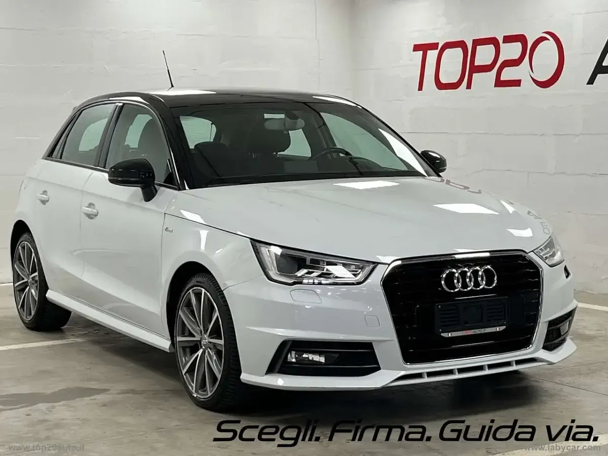 Usata Audi A1 Sportback S-Line 90 CV (66 kW) 2018 Bianco Utilitaria