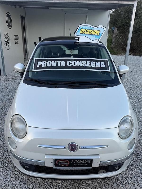 Usata Fiat 500 Lounge 69 CV (50 kW) 2009 Bianco Berlina
