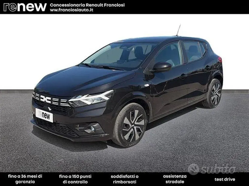Usata Dacia Sandero Expression 101 CV (74 kW) 2025 Nero