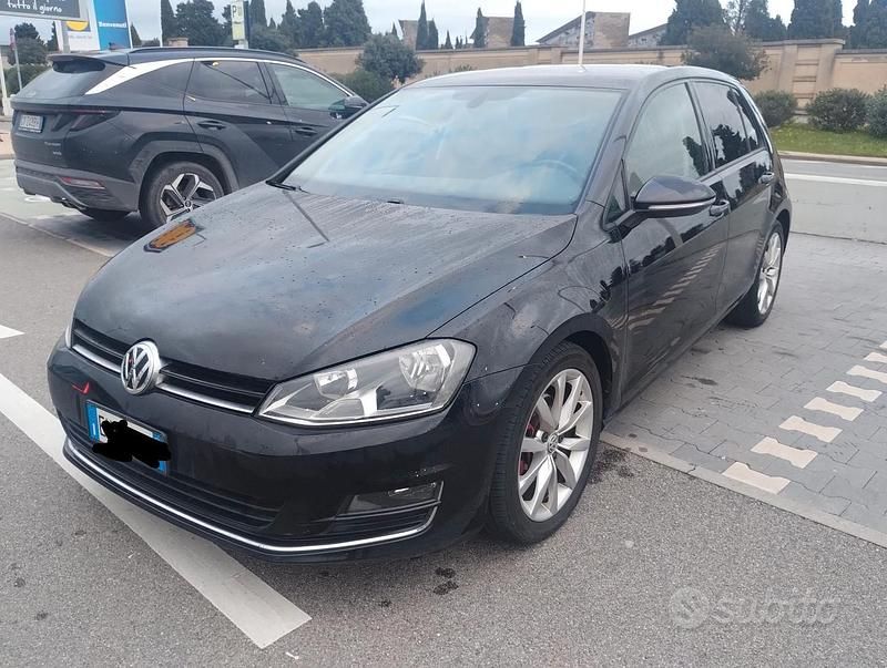 Usata VW Golf VII 110 CV (80 kW) 2014 Nero Berlina