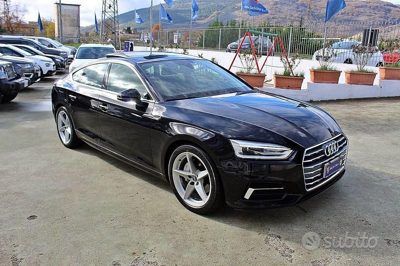 Usata Audi A5 Sportback 190 CV (139 kW) 2017 Nero Utilitaria