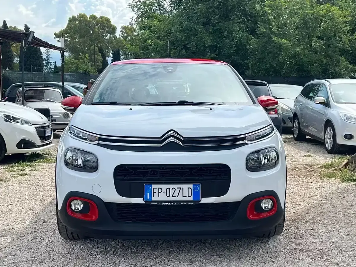 Usata Citroën C3 Feel 82 CV (60 kW) 2018 Bianco Utilitaria