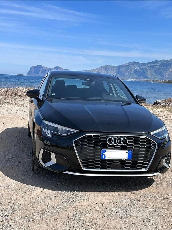Usata Audi A3 Advanced 150 CV (110 kW) 2020 Nero Berlina