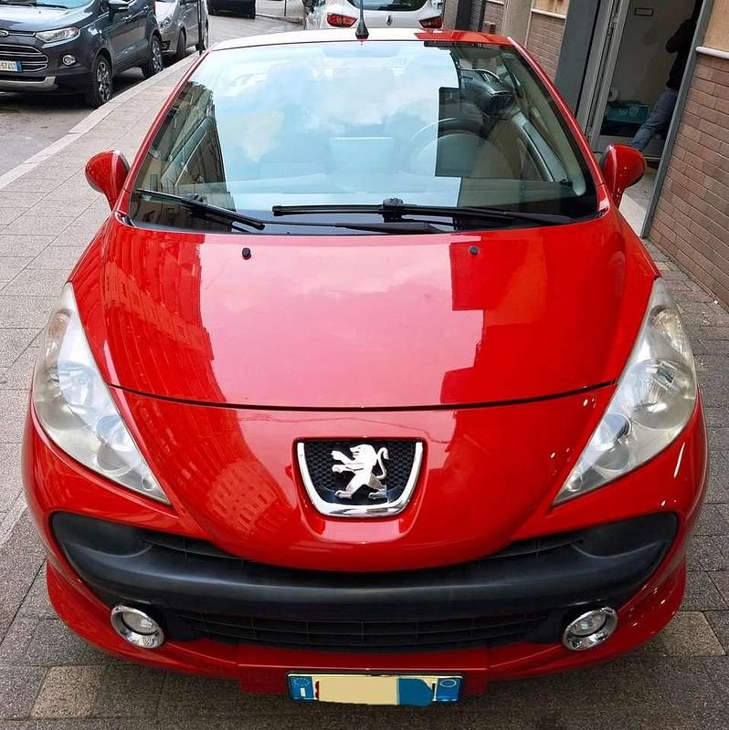 Usata Peugeot 207 CC 120 CV (88 kW) 2009 Rosso Cabrio