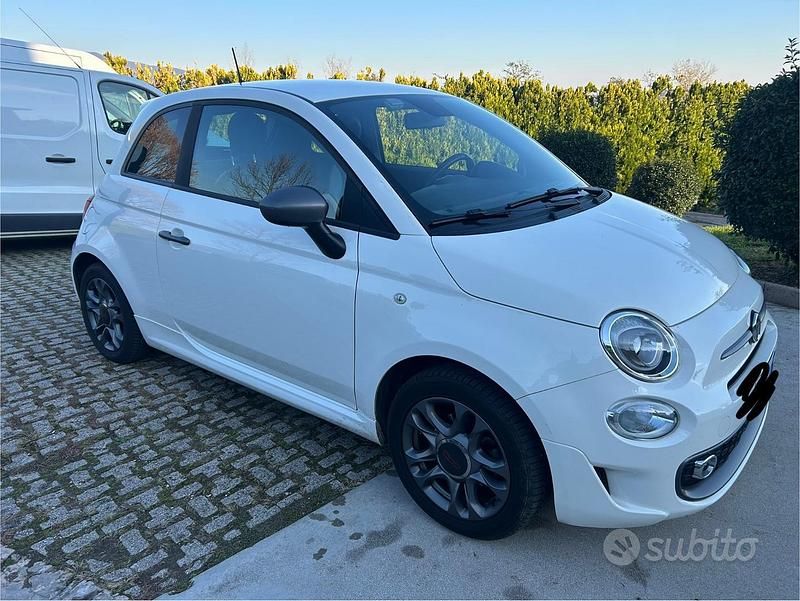 Bianco Usata 2018 Fiat 500S S Due volumi | 10.000 € (Buon prezzo) - Immagine 1/4