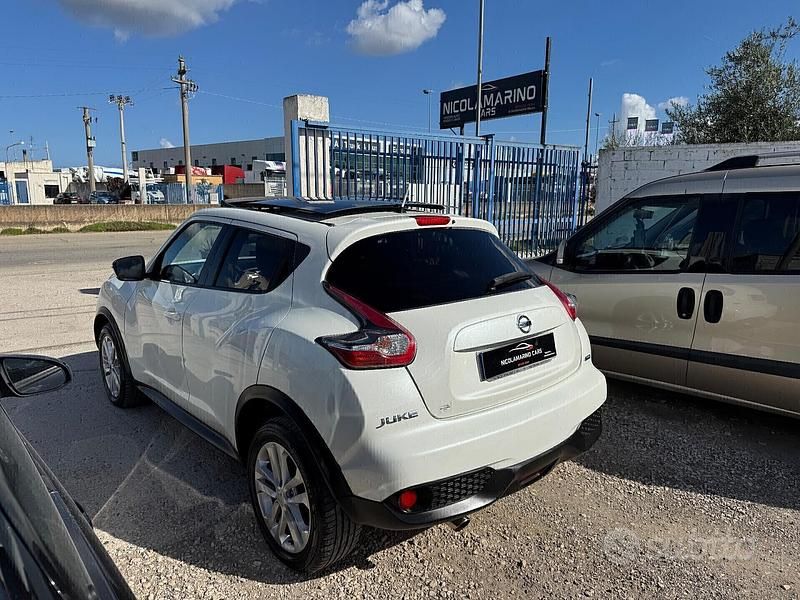 Usata Nissan Juke Tekna 110 CV (80 kW) 2014 Bianco SUV