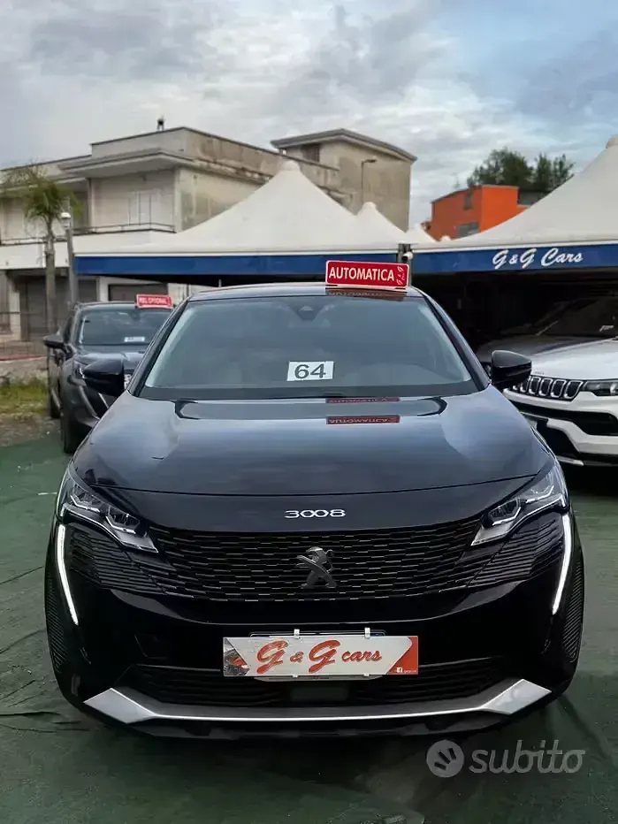 Usata Peugeot 3008 Allure 131 CV (96 kW) 2022 Nero SUV