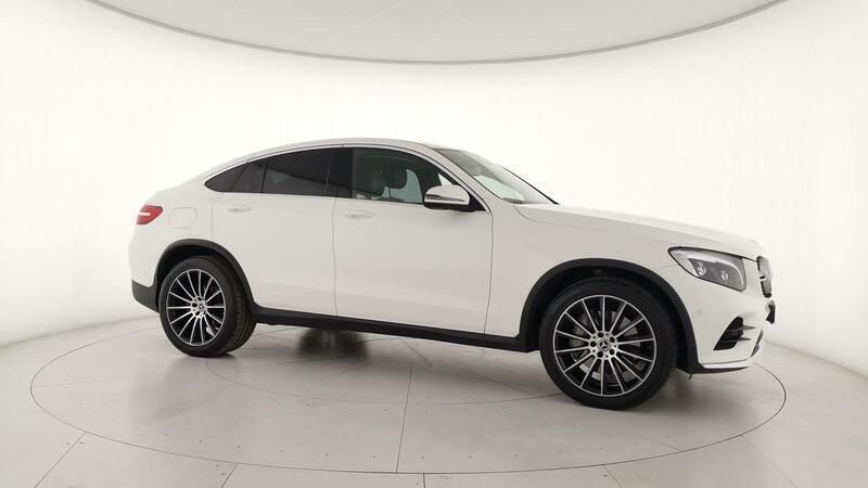 Usata Mercedes GLC250 Premium 204 CV (150 kW) 2018 Bianco Coupé