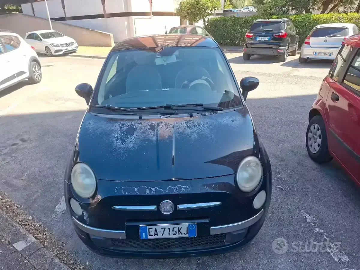 Usata Fiat 500 75 CV (55 kW) 2010 Bluazzurro Berlina
