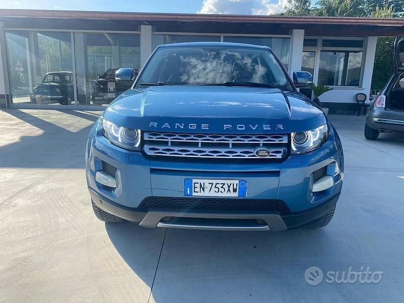 Usata Land Rover Range Rover evoque Prestige 204 CV (150 kW) 2011 Blu Station wagon