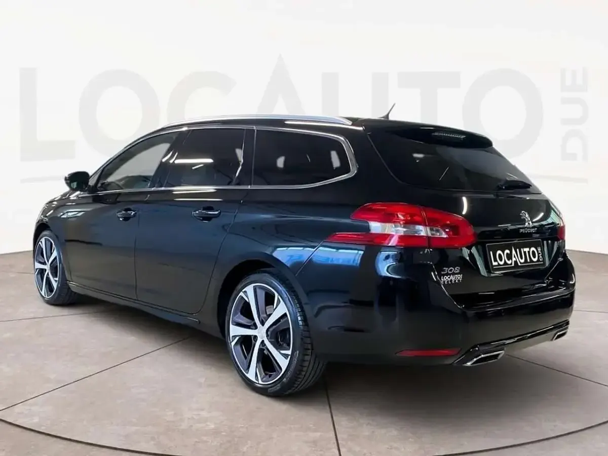 Usata Peugeot 308 SW GT-line 120 CV (88 kW) 2017 Nero Station wagon