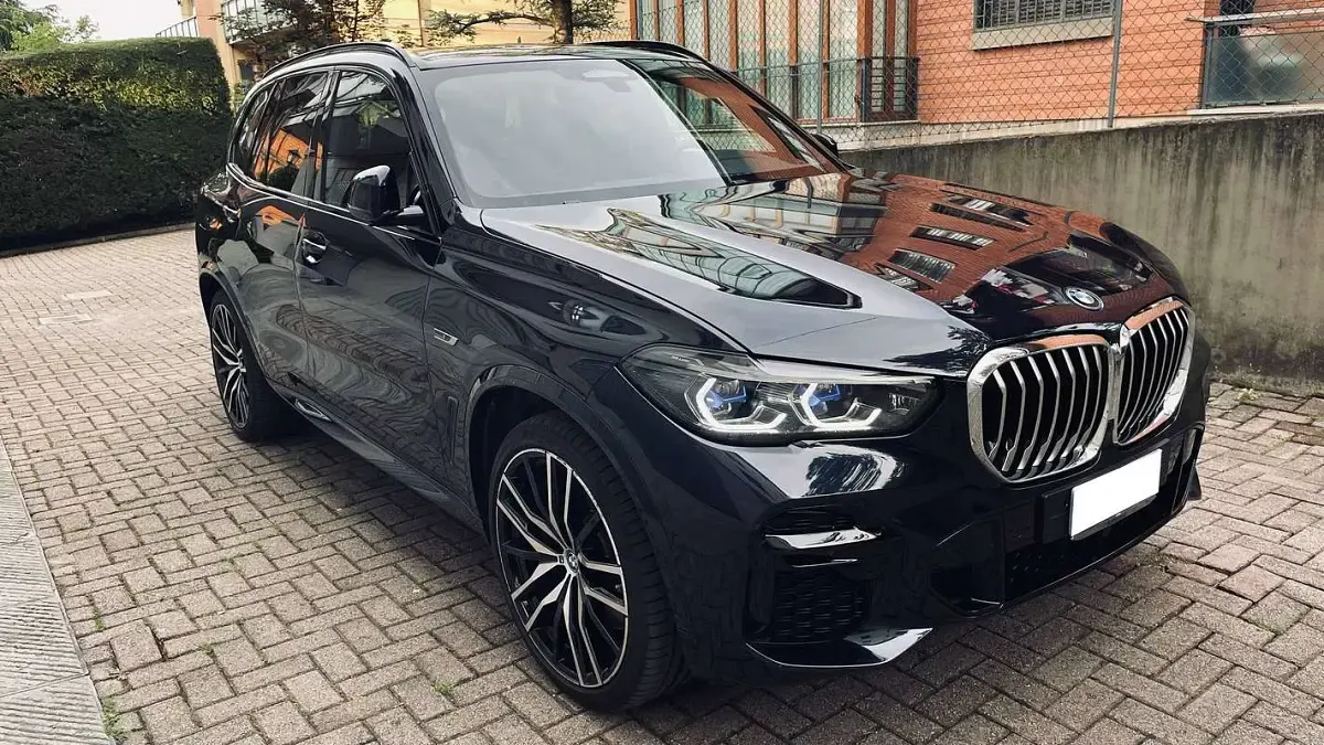 Usata BMW X5 M Sport 394 CV (289 kW) 2022 Blu/azzurro SUV