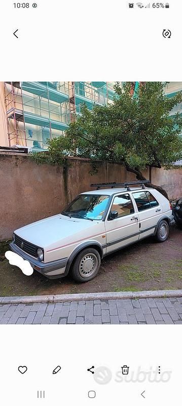 Bianco Usata 1990 VW Golf II Due volumi | 4700 € - Immagine 1/4