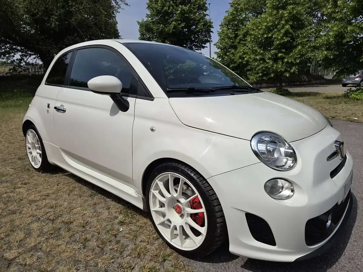 Usata Abarth 595 Turismo 159 CV (116 kW) 2014 Bianco Utilitaria